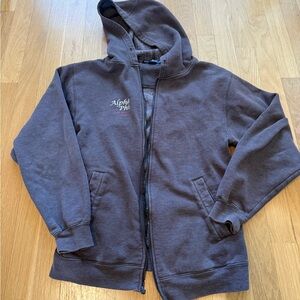 Vintage Style 2009 Alpha Phi "Fabulous Life" Full-Zip Hoodie - Y2K Sorority XS